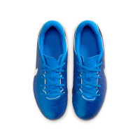 Nike Tiempo Legend 10 Academy Gras / Kunstgras Voetbalschoenen (MG) Kids Blauw Wit Zwart