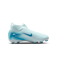 Nike Zoom Mercurial Superfly 10 Academy Gras / Kunstgras Voetbalschoenen (MG) Kids Lichtblauw Blauw