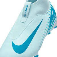 Nike Zoom Mercurial Superfly 10 Academy Gras / Kunstgras Voetbalschoenen (MG) Kids Lichtblauw Blauw