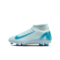 Nike Mercurial Superfly 10 Club Gras / Kunstgras Voetbalschoenen (MG) Kids Lichtblauw Blauw