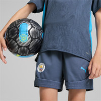 PUMA Manchester City Trainingsset 2024-2025 Kids Donkerblauw Lichtblauw