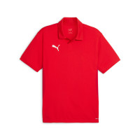 PUMA teamGOAL Polo Rood Wit