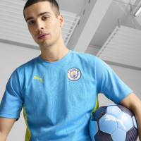 PUMA Manchester City Trainingsset 2024-2025 Blauw Geel