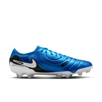 Nike Tiempo Legend 10 Elite Gras Voetbalschoenen (FG) Blauw Wit Zwart