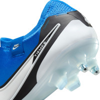 Nike Tiempo Legend 10 Elite IJzeren-Nop Voetbalschoenen (SG) Anti-Clog Blauw Wit Zwart