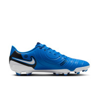 Nike Tiempo Legend 10 Club Gras / Kunstgras Voetbalschoenen (MG) Blauw Wit Zwart