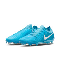 Nike Phantom GX II Pro Gras Voetbalschoenen (FG) Blauw Wit