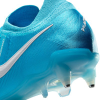 Nike Phantom GX II Elite IJzeren-Nop Voetbalschoenen (SG) Anti-Clog Blauw Wit