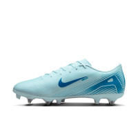 Nike Zoom Mercurial Vapor 16 Academy IJzeren-Nop Voetbalschoenen (SG) Anti-Clog Lichtblauw Blauw