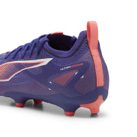 PUMA Ultra 5 Pro Gras / Kunstgras Voetbalschoenen (MG) Kids Paars Wit