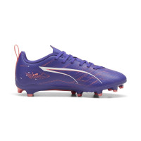 PUMA Ultra 5 Play Gras / Kunstgras Voetbalschoenen (MG) Kids Paars Wit