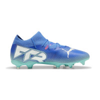 PUMA Future 7 Match Gras / Kunstgras Voetbalschoenen (MG) Blauw Turquoise Wit