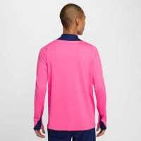 Nike Atletico Madrid Strike Trainingstrui 1/4-Zip 2024-2025 Roze Donkerblauw