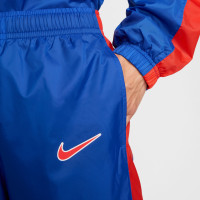 Nike Atletico Madrid Trainingspak Woven Hooded 2024-2025 Blauw Rood Wit