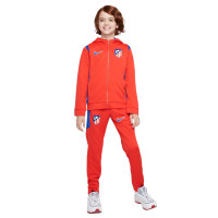 Nike Atletico Madrid Trainingspak Full-Zip Hooded 2024-2025 Kids Rood Blauw