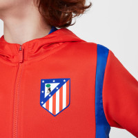 Nike Atletico Madrid Trainingspak Full-Zip Hooded 2024-2025 Kids Rood Blauw