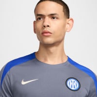 Nike Inter Milan Strike Trainingsset 2024-2025 Grijsblauw Blauw Beige