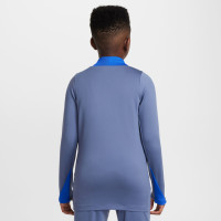 Nike Inter Milan Strike Trainingspak 1/4-Zip 2024-2025 Kids Grijsblauw Blauw Beige