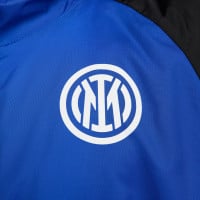 Nike Inter Milan Trainingspak Woven Hooded 2024-2025 Blauw Zwart Wit