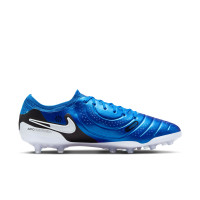 Nike Tiempo Legend 10 Elite Kunstgras Voetbalschoenen (AG) Blauw Wit Zwart