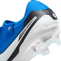 Nike Tiempo Legend 10 Pro Gras Voetbalschoenen (FG) Blauw Wit Zwart