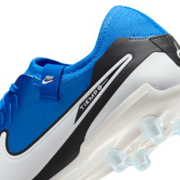 Nike Tiempo Legend 10 Pro Kunstgras Voetbalschoenen (AG) Blauw Wit Zwart