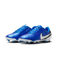 Nike Tiempo Legend 10 Academy Gras / Kunstgras Voetbalschoenen (MG) Blauw Wit Zwart