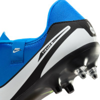 Nike Tiempo Legend 10 Academy IJzeren-Nop Voetbalschoenen (SG) Anti-Clog Blauw Wit Zwart