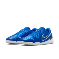 Nike Tiempo Legend 10 Academy Zaalvoetbalschoenen (IN) Blauw Wit