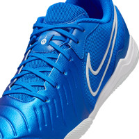 Nike Tiempo Legend 10 Academy Zaalvoetbalschoenen (IN) Blauw Wit