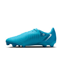 Nike Phantom GX II Academy Gras / Kunstgras Voetbalschoenen (MG) Blauw Wit