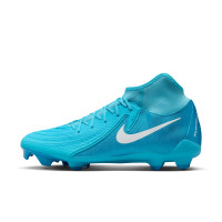 Nike Phantom Luna II Academy Gras / Kunstgras Voetbalschoenen (MG) Blauw Wit