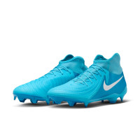 Nike Phantom Luna II Academy Gras / Kunstgras Voetbalschoenen (MG) Blauw Wit