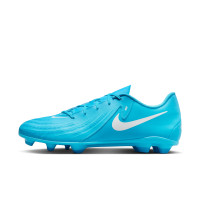 Nike Phantom GX II Club Gras / Kunstgras Voetbalschoenen (MG) Blauw Wit