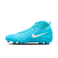 Nike Phantom Luna II Club Gras / Kunstgras Voetbalschoenen (MG) Blauw Wit