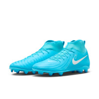 Nike Phantom Luna II Club Gras / Kunstgras Voetbalschoenen (MG) Blauw Wit