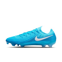 Nike Phantom GX II Elite Gras Voetbalschoenen (FG) Blauw Wit