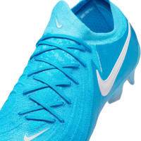 Nike Phantom GX II Elite Gras Voetbalschoenen (FG) Blauw Wit