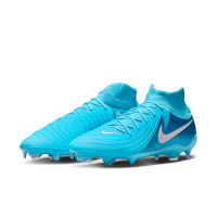 Nike Phantom Luna II Pro Gras Voetbalschoenen (FG) Blauw Wit