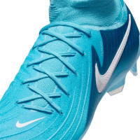 Nike Phantom Luna II Pro Gras Voetbalschoenen (FG) Blauw Wit