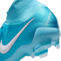 Nike Phantom Luna II Pro Gras Voetbalschoenen (FG) Blauw Wit