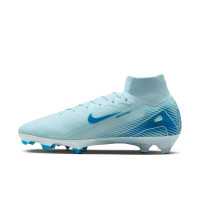 Nike Zoom Mercurial Superfly 10 Elite Gras Voetbalschoenen (FG) Lichtblauw Blauw