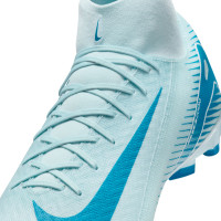 Nike Zoom Mercurial Superfly 10 Academy Gras / Kunstgras Voetbalschoenen (MG) Lichtblauw Blauw