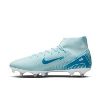 Nike Zoom Mercurial Superfly 10 Academy IJzeren-Nop Voetbalschoenen (SG) Anti-Clog Lichtblauw Blauw