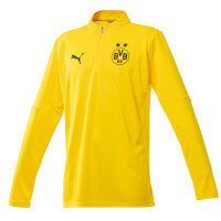 PUMA Borussia Dortmund Trainingspak 1/4-Zip 2024-2025 Kids Geel Zwart