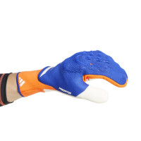 adidas Predator Pro Fingersave Keepershandschoenen Blauw Oranje Wit