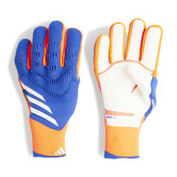 adidas Predator Pro Fingersave Keepershandschoenen Blauw Oranje Wit