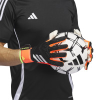 adidas Predator League Keepershandschoenen Zwart Wit Oranje