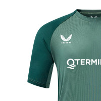 Castore Feyenoord Trainingsshirt 2024-2025 Groen Donkergroen Wit