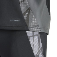 adidas Tiro 24 Competition Trainingstrui 1/4-Zip Zwart Donkergrijs